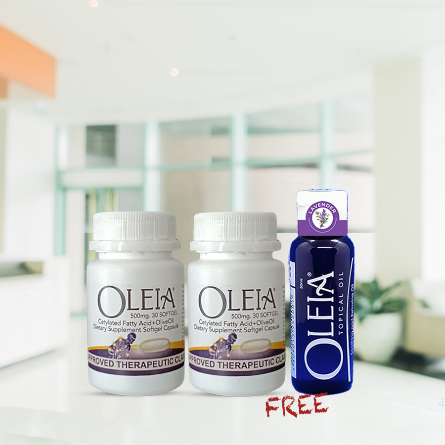 Oleia Softgels: 2 bottles at 20% Off with free Oleia 50ml